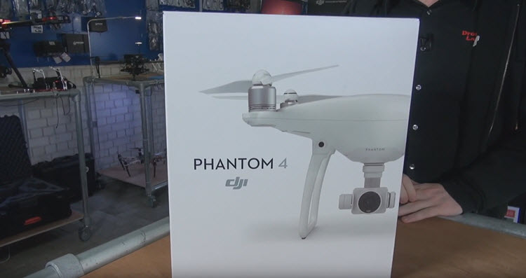 Unboxing van eerste DJI Phantom 4 drone in Nederland
