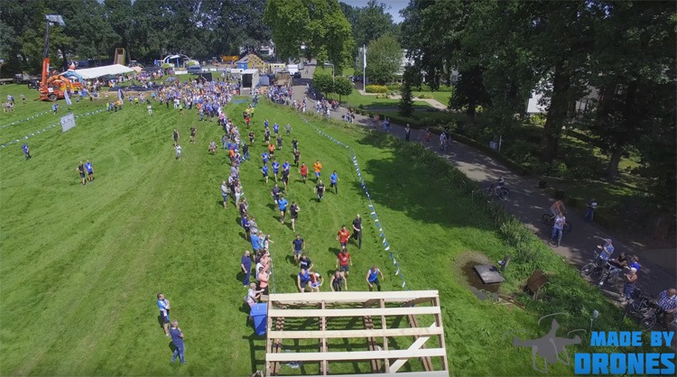 Dronevideo Farmstacle Run Heino 2016