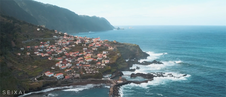 Vulkanisch eiland Madeira gefilmd met DJI Inspire 1 Pro