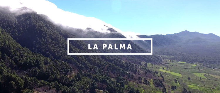Canarische eiland La Palma gefilmd met DJI Phantom 4