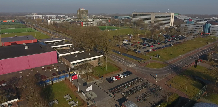 Zernike Campus in Groningen met DJI Phantom 4