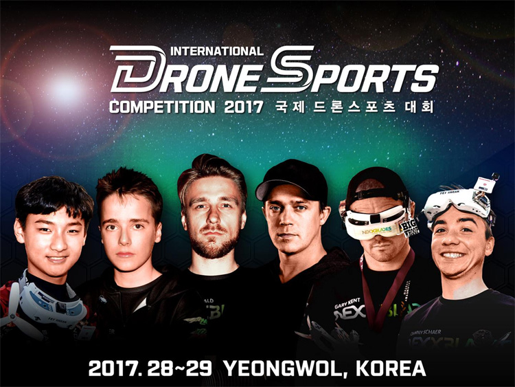 Internationale drone-top reist af naar Zuid-Korea voor IDSC 2017