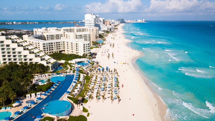 Cancun in Mexico in 4K gefilmd met DJI Phantom 4